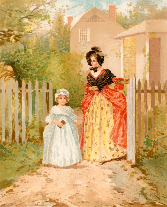 Domingo de manhã a cem anos atrás de Edward Percy Moran
