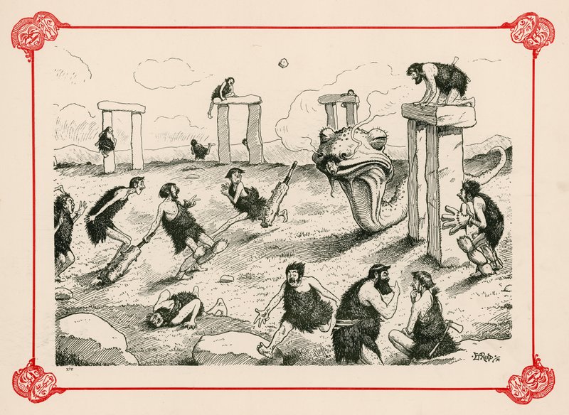 Um jogo de críquete de Edward Tennyson Reed