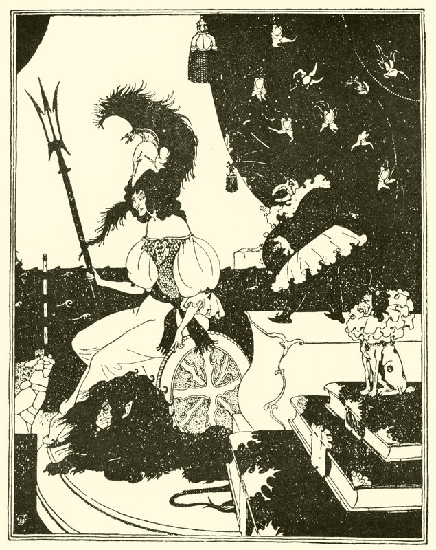 Britannia no Beardsley de Edward Tennyson Reed