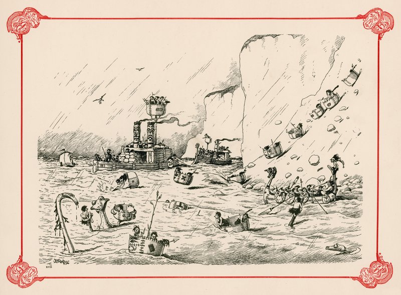 A frota no exercício de Edward Tennyson Reed