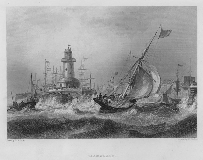 Ramsgate (gravura) de Edward William (after) Cooke