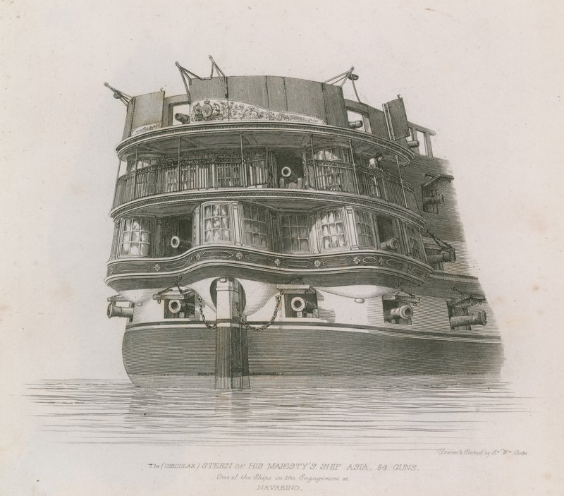 Nave de Sua Majestade Ásia de Edward William Cooke