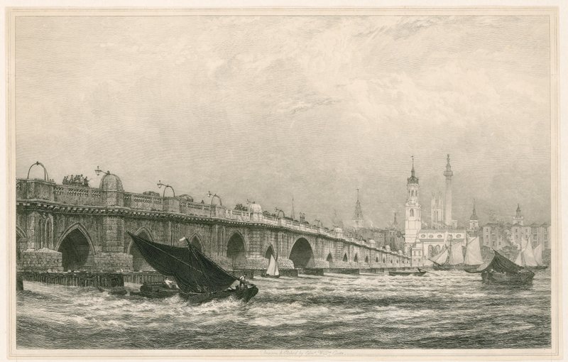 Ponte de Londres de Edward William Cooke