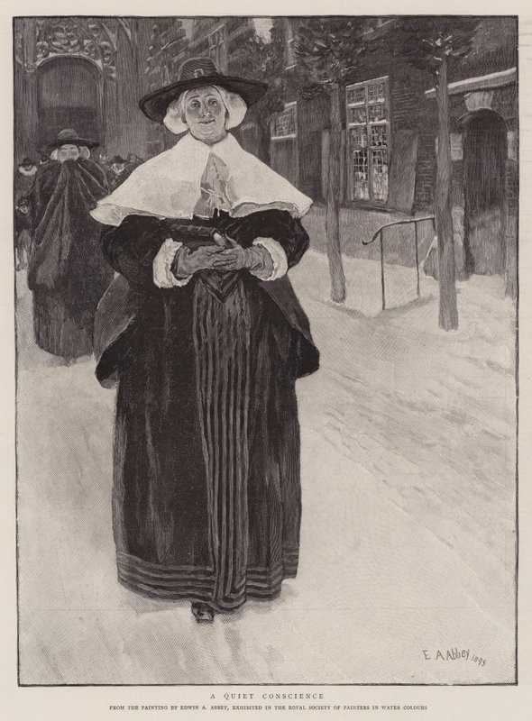 Uma consciência tranquila de Edwin Austin Abbey