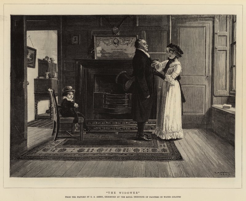 O Viúvo de Edwin Austin Abbey