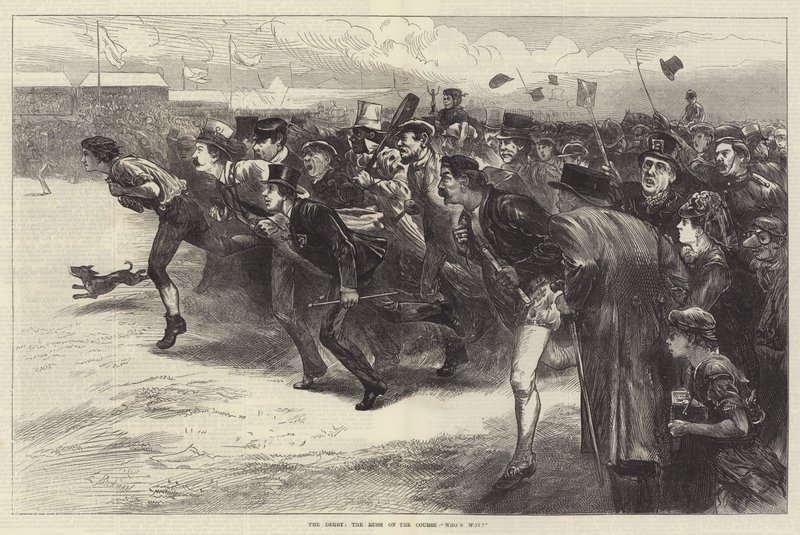 O Derby, a corrida no campo, quem ganhou de Edwin Buckman