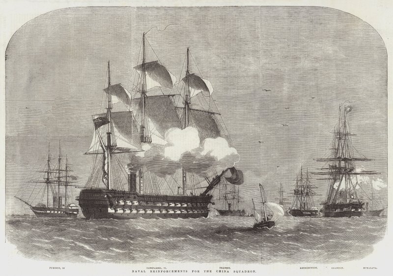Reforços Navais para o Esquadrão da China de Edwin Weedon