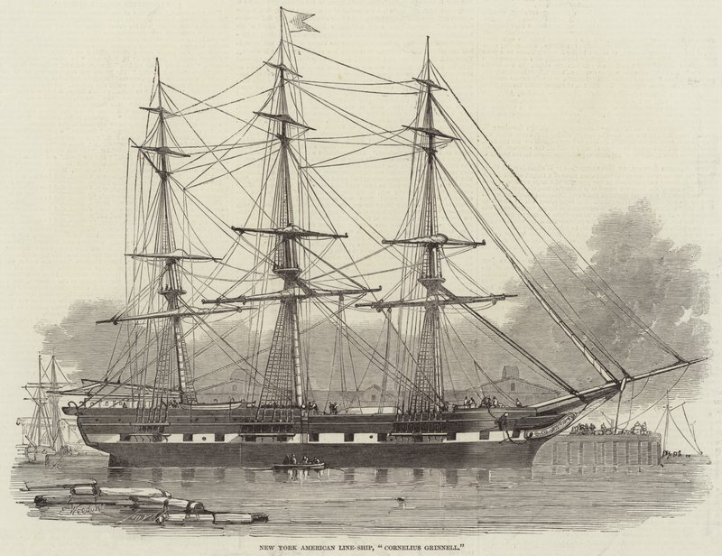 Nova Iorque American Line-Ship, Cornelius Grinnell de Edwin Weedon