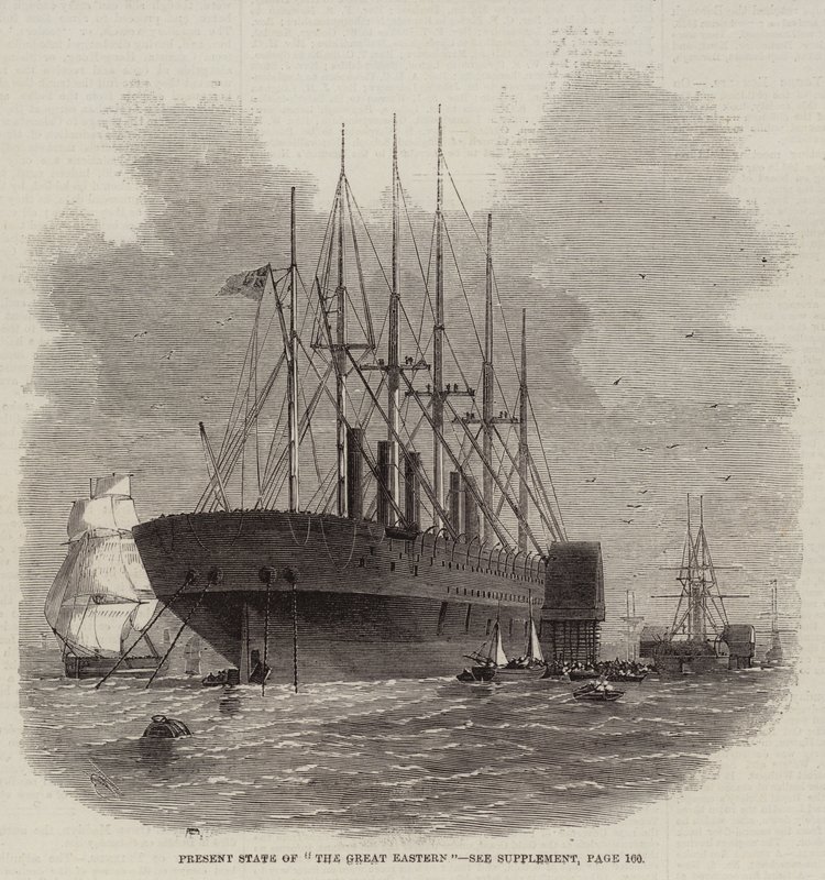 Estado atual do Great Eastern de Edwin Weedon