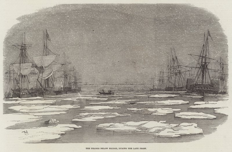 Cena, em, a, piscina, de, a, thames de Edwin Weedon