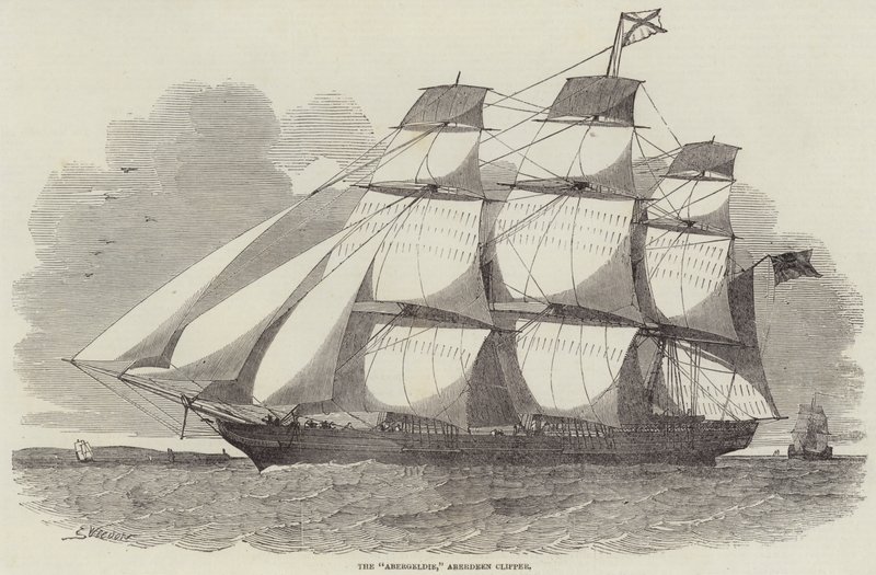 O Abergeldie, Aberdeen Clipper de Edwin Weedon