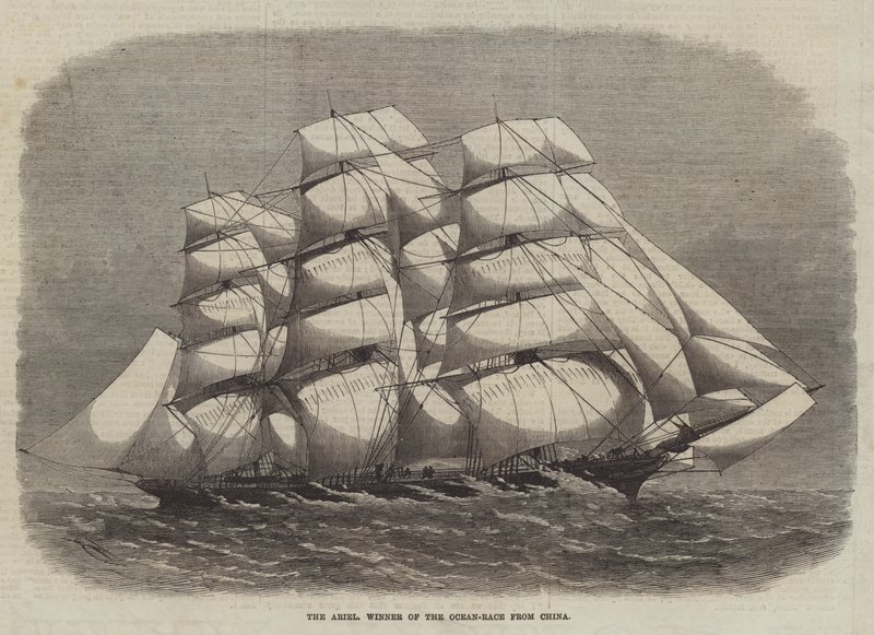 O Ariel, vencedor do Ocean Race da China de Edwin Weedon