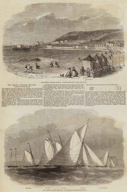 A Regata do canal de Bristol de Edwin Weedon