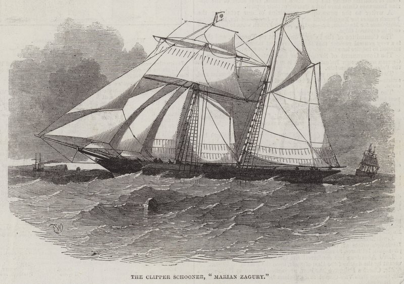 A Escuna Clipper, Marin Zagury de Edwin Weedon