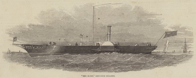 O Elfin, navio de despacho de Edwin Weedon