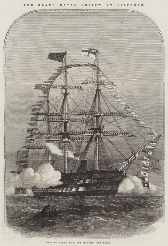 The Grand Naval Review, no Spithead de Edwin Weedon