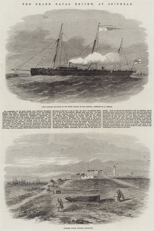 The Grand Naval Review, no Spithead de Edwin Weedon