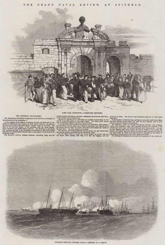 The Grand Naval Review, no Spithead de Edwin Weedon