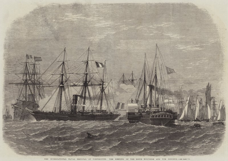 O Festival Naval Internacional em Portsmouth, o Encontro do Reine Hortense e o Osborne de Edwin Weedon
