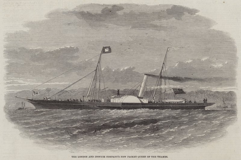 A Nova Rainha do Tamisa da London and Ipswich Company de Edwin Weedon
