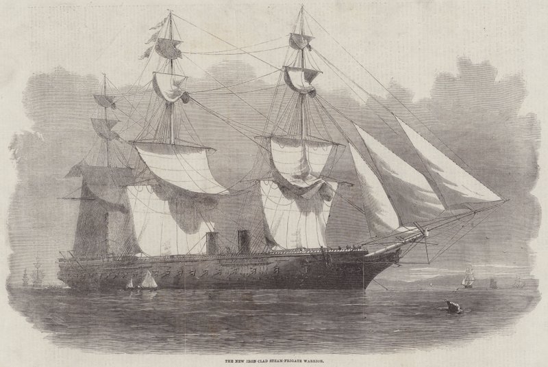 O Novo Guerreiro Steam-Frigate Iron Clad de Edwin Weedon