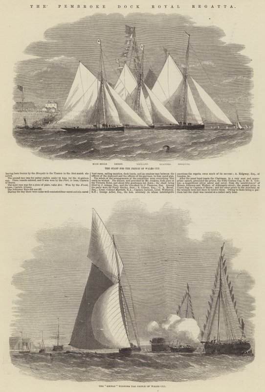 A regata real de Pembroke Dock de Edwin Weedon