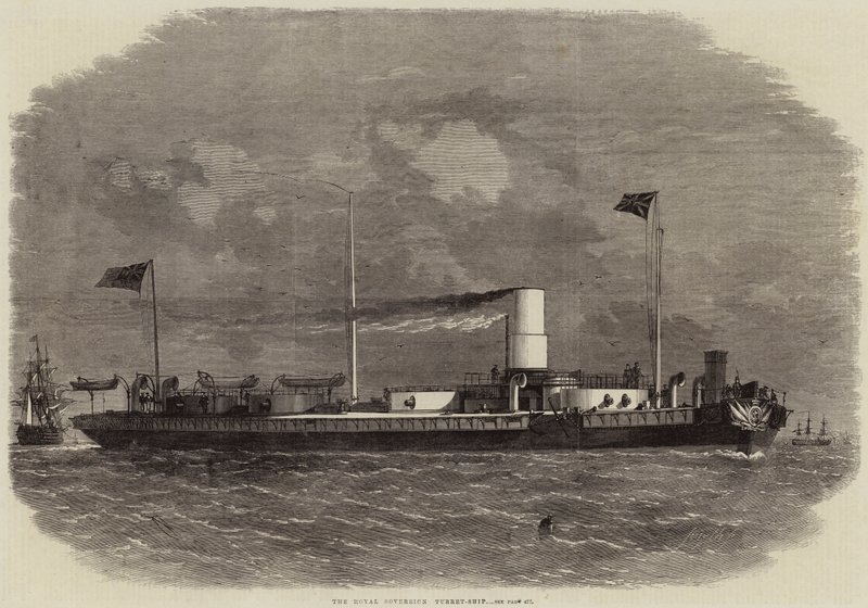 O Royal Sovereign Turret-Ship de Edwin Weedon