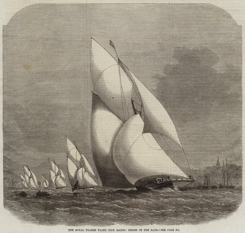 O Royal Thames Yacht Club Match, o fim da corrida de Edwin Weedon