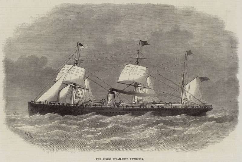 O Parafuso Steam-Ship Abyssinia de Edwin Weedon
