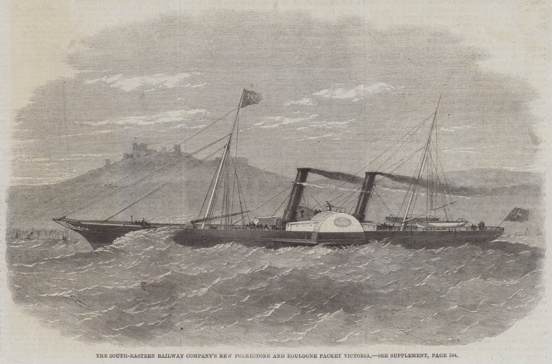 O Novo Pacote Folkestone e Boulogne da Companhia Ferroviária do Sudeste de Edwin Weedon