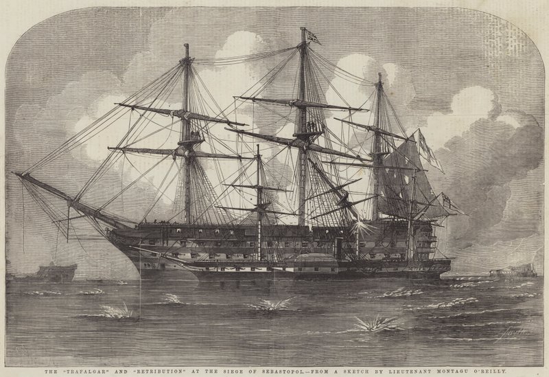 Trafalgar e retribuição no cerco de Sebastopol de Edwin Weedon