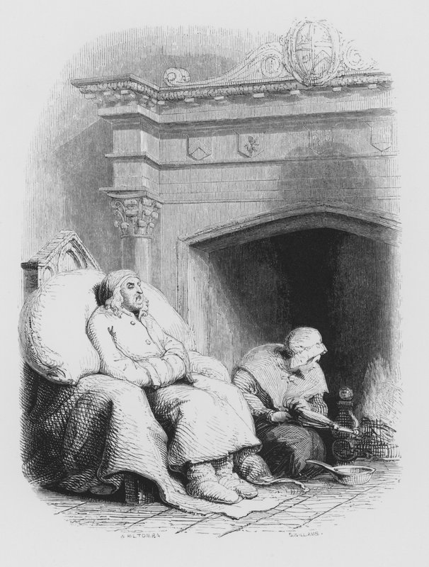 Shakespeare, The Lean And Slipperd Pantaloon (gravura) de Edwin (after) Landseer