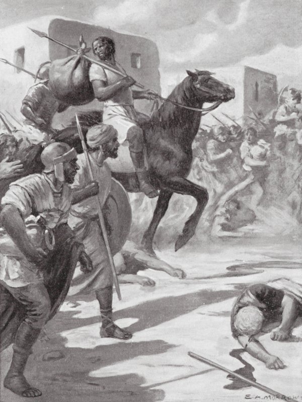 Pilhagem de Tiro (litografia) de Edwin A. Morrow