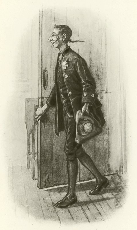 Ichabod Crane (gravura) de Edwin Austin Abbey