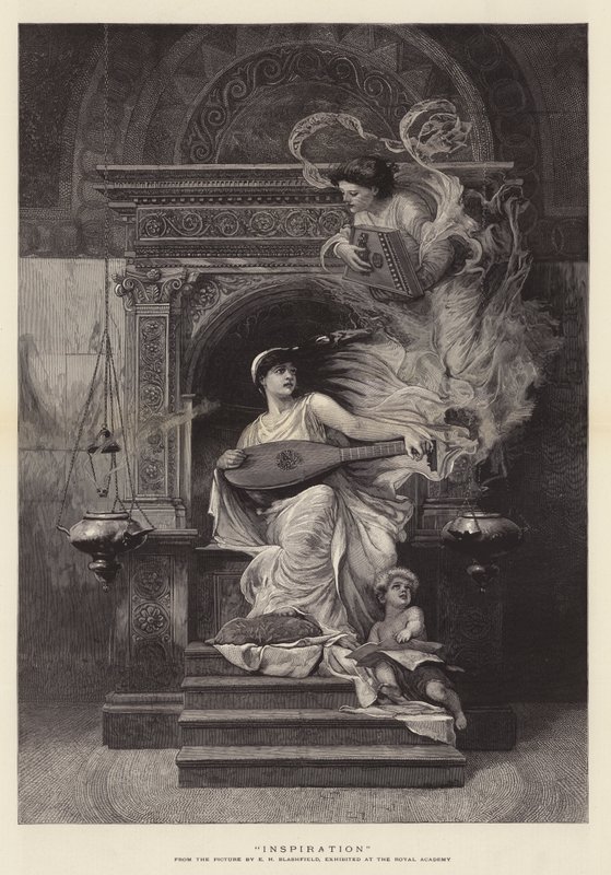 Inspiração de Edwin Howland Blashfield