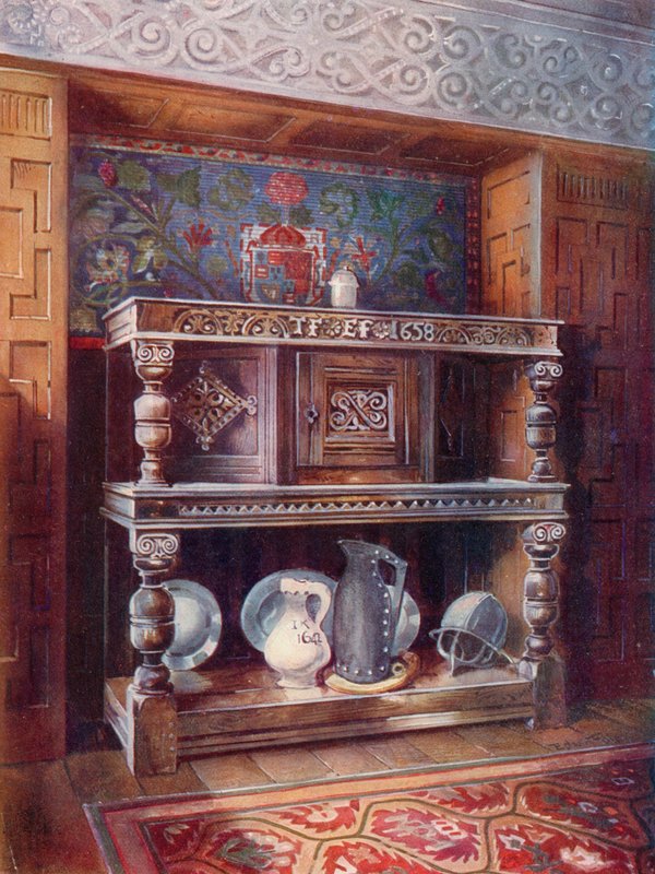 Buffet de armário de tribunal de Edwin John Foley