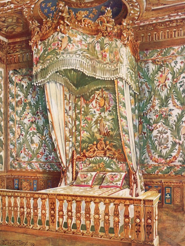 Cama do Estado Dourado da Rainha Maria Antonieta de Edwin John Foley