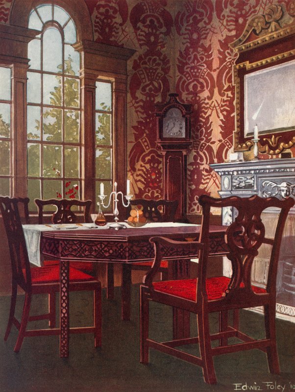 Mesas De Jantar Divisíveis De Mogno - Cadeiras De Mesas De Jantar de Edwin John Foley
