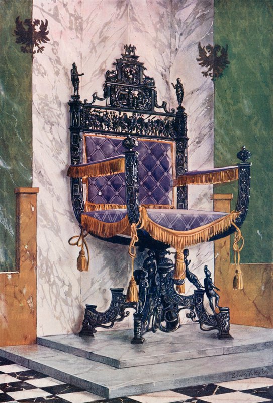 Cadeira de aço forjado de Edwin John Foley