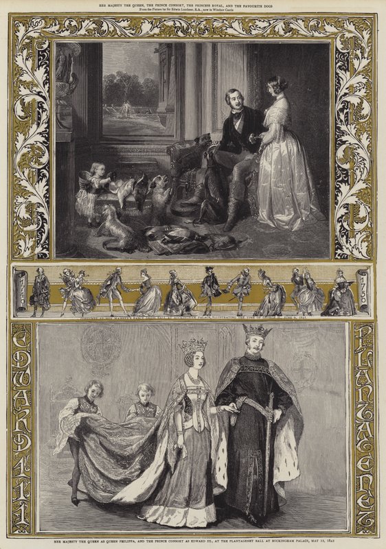 Sua Majestade a Rainha e o Príncipe Consorte de Edwin Landseer