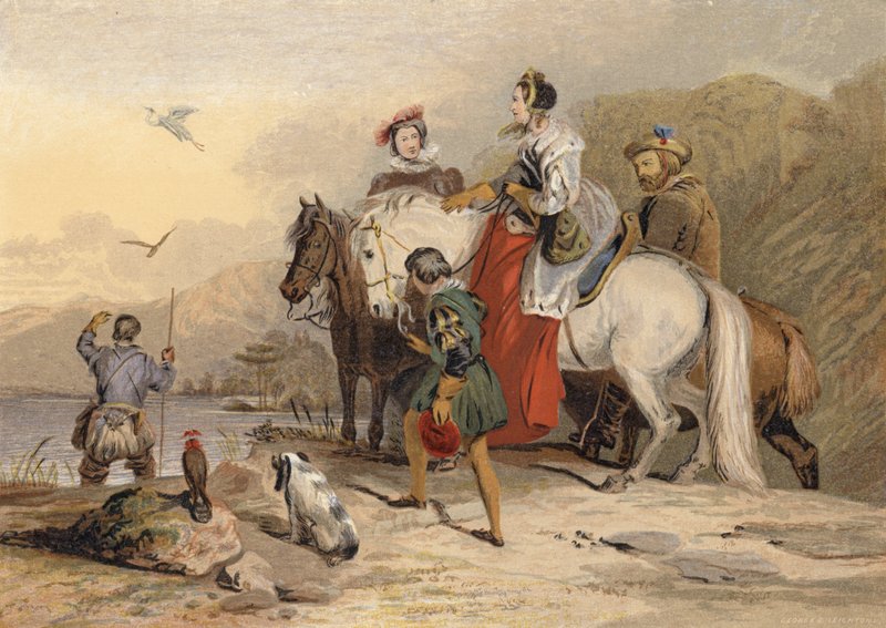 O partido de Hawking de Edwin Landseer