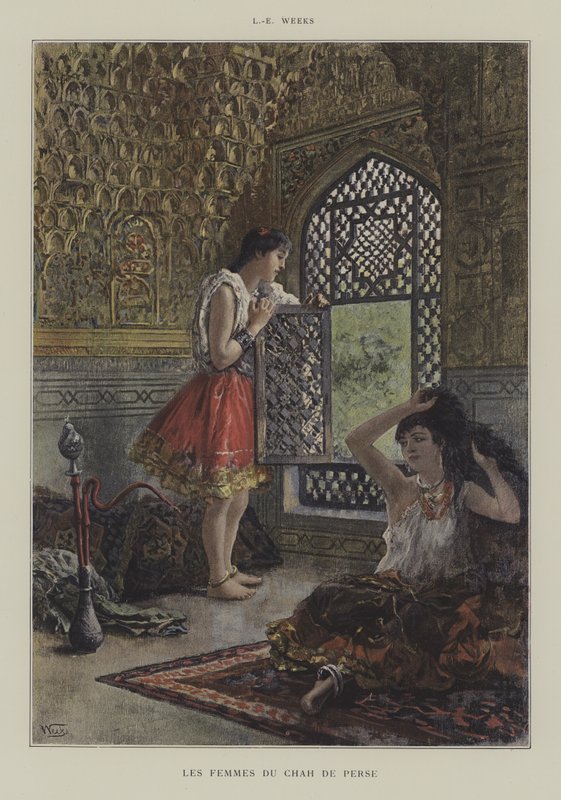As esposas do xá da Pérsia de Edwin Lord Weeks
