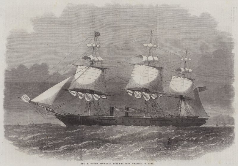Guerreiro da Fragata a Vapor de Sua Majestade, 40 Armas de Edwin Weedon