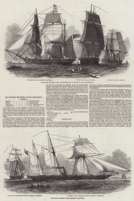 Esquadrão de Procura Ártico Sir Edward Belcher de Edwin Weedon