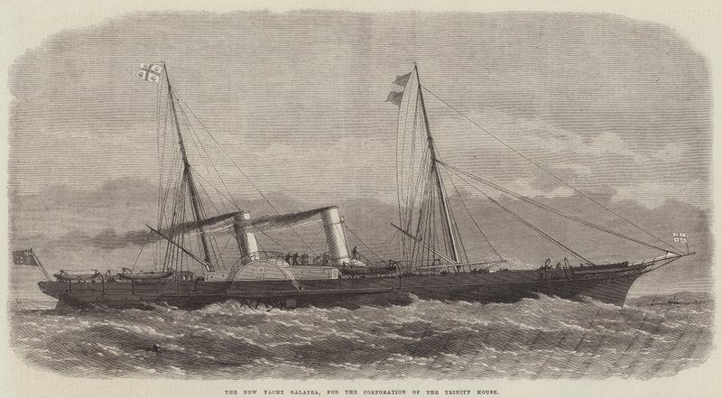 O Novo Iate Galatea, pela Corporação da Casa da Trindade de Edwin Weedon