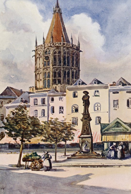 O Reno: Colónia, Colónia (litografia a cores) de Effie Jardine