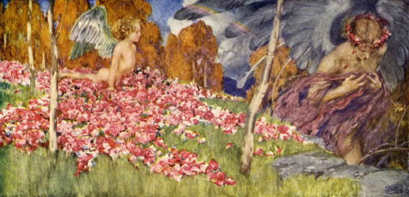 Outra Via de Amor (cor litho) de Eleanor Fortescue Brickdale