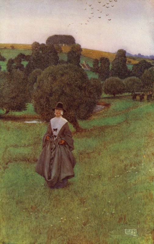 Cruel Barbara Allen (lito colorido) de Eleanor Fortescue Brickdale