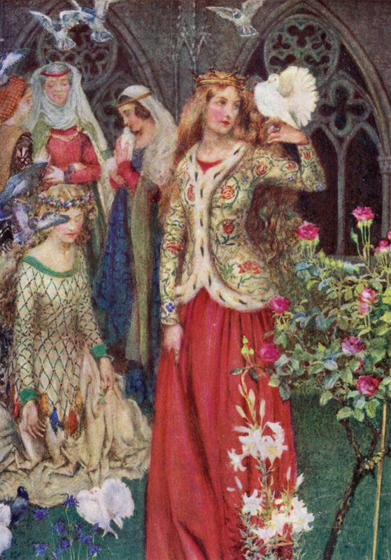 Guinevere (cor litho) de Eleanor Fortescue Brickdale