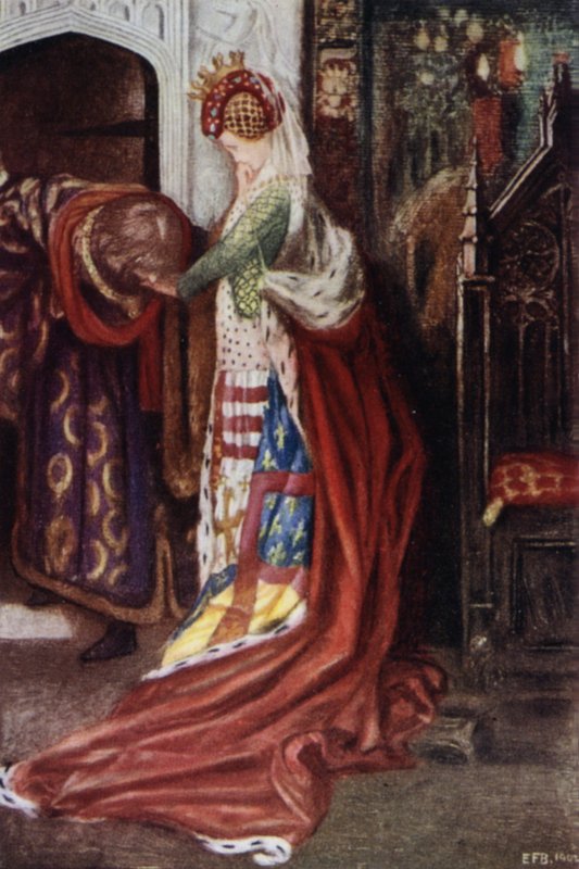 Rei Henrique VI Parte 2 (lito colorido) de Eleanor Fortescue Brickdale